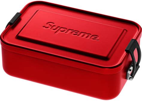 supreme small metal storage box|Supreme SIGG Small Metal Box Plus Red .